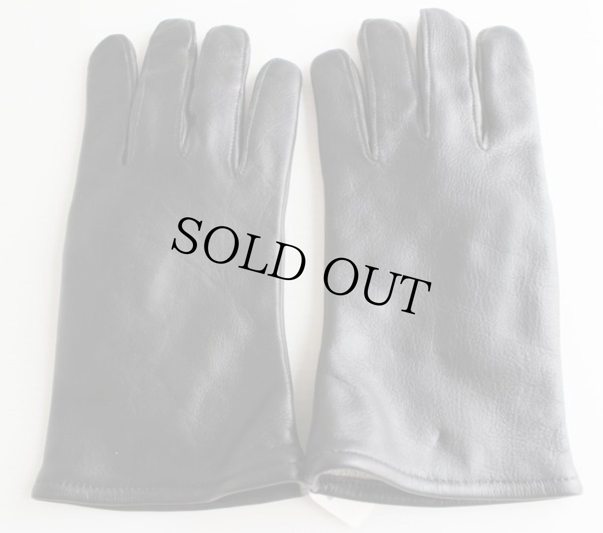 画像3: デッドストック★00s 米軍 レザーグローブ 黒 8★手袋 (3)