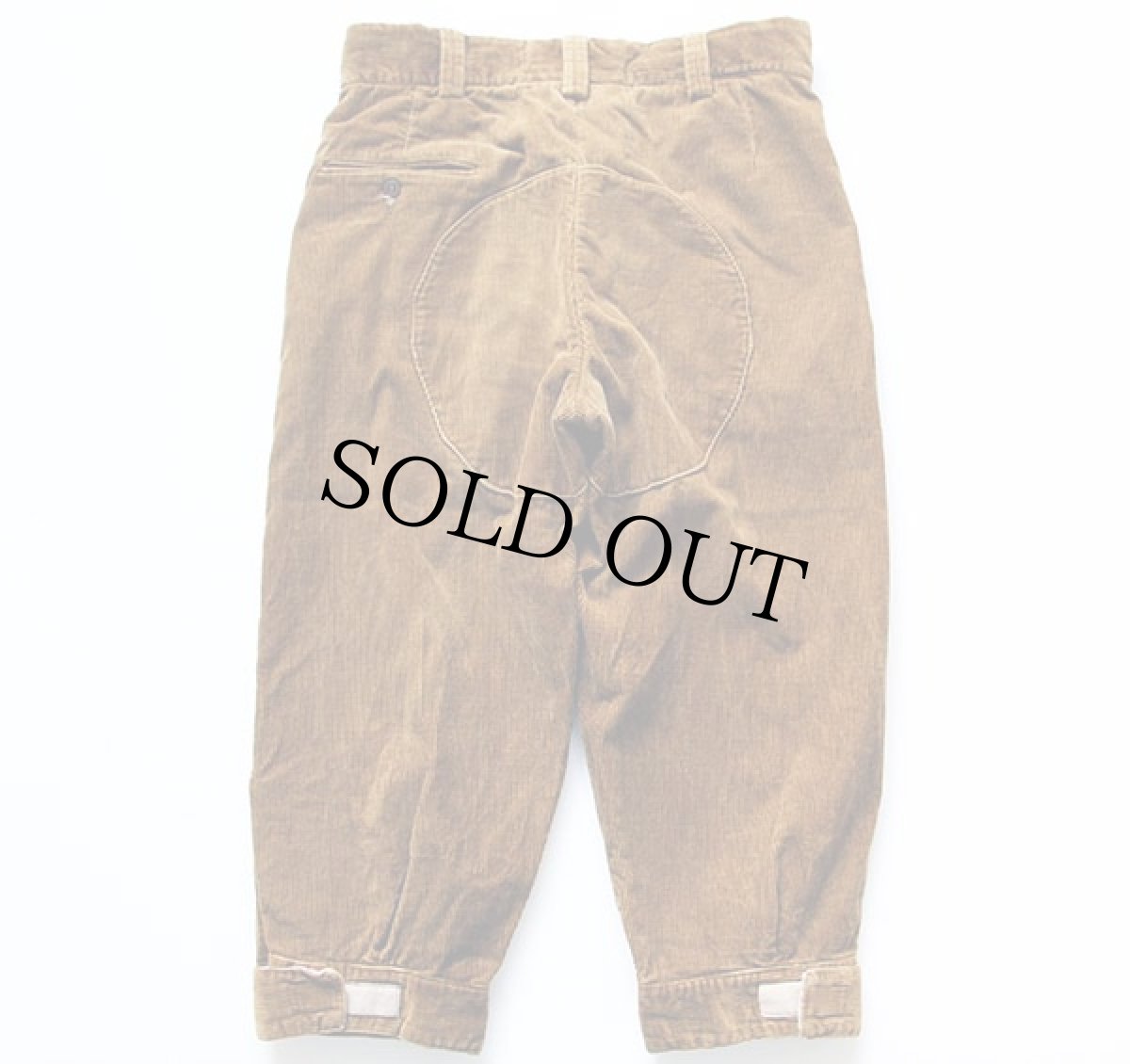 画像2: 70s EMS コーデュロイ ニッカポッカパンツ 茶 (2)