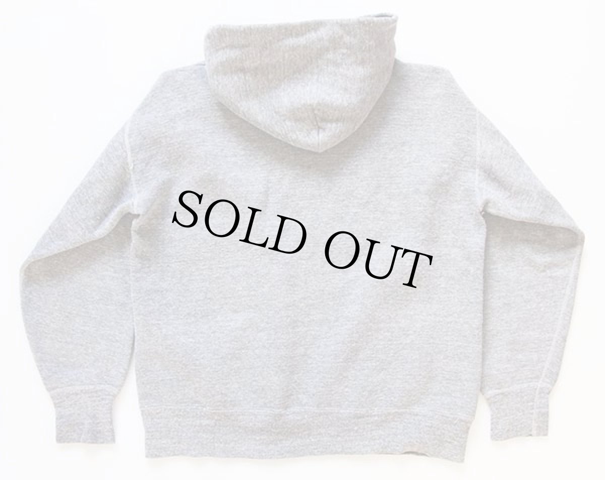 画像2: 60s UNKNOWN 無地 スウェットパーカー 杢グレー (2)