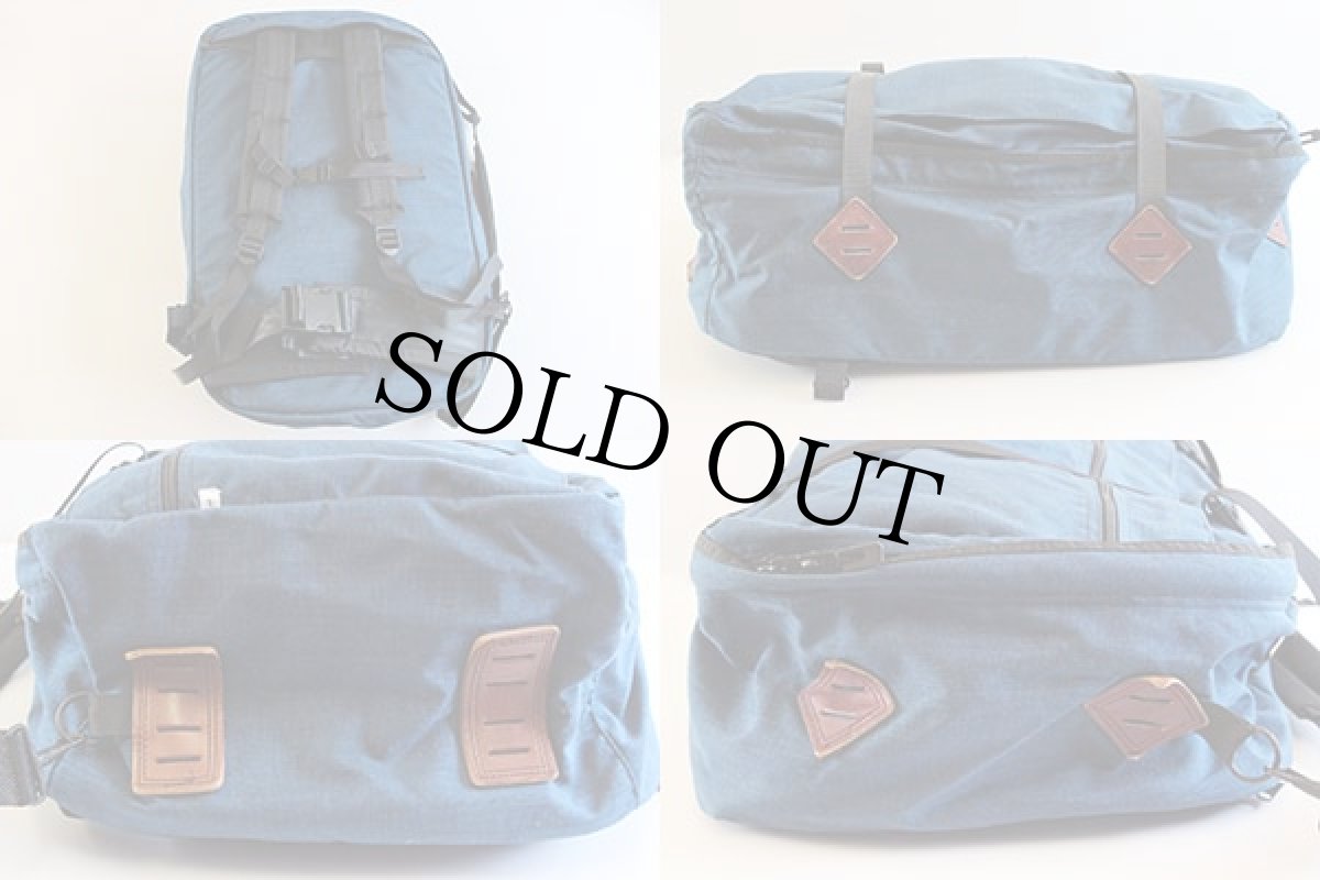 画像2: 80s EddieBauerエディーバウアー 3WAY バッグ 紺 L (2)