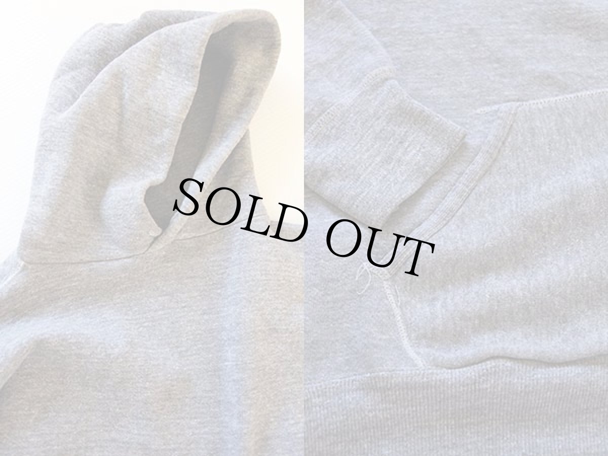 画像3: 60s UNKNOWN 無地 スウェットパーカー 杢グレー (3)