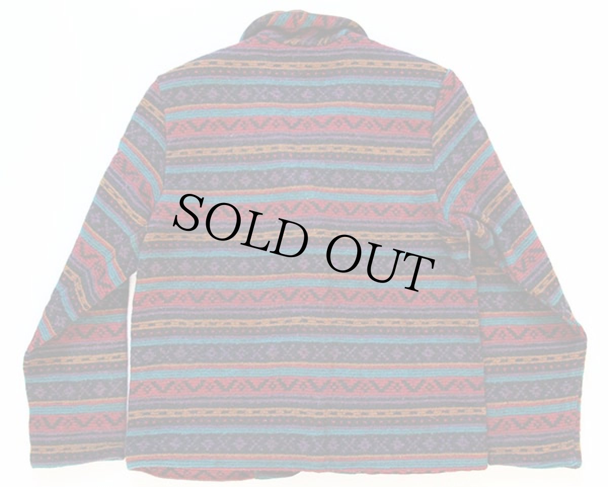 画像2: 90s USA製 Woolrichウールリッチ 総柄 ラグジャケット W-M (2)