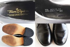 画像3: USA製 Town Squires プレーントゥ レザーシューズ 黒 8.5D★革靴 (3)