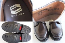 画像3: デッドストック★80s USA製 Knapp Shoes Uチップ/モックトゥ レザーシューズ 焦げ茶 8.5★革靴 (3)