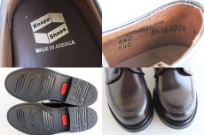 画像3: デッドストック★80s USA製 Knapp Shoes Uチップ/モックトゥ レザーシューズ 焦げ茶 8.5 (3)