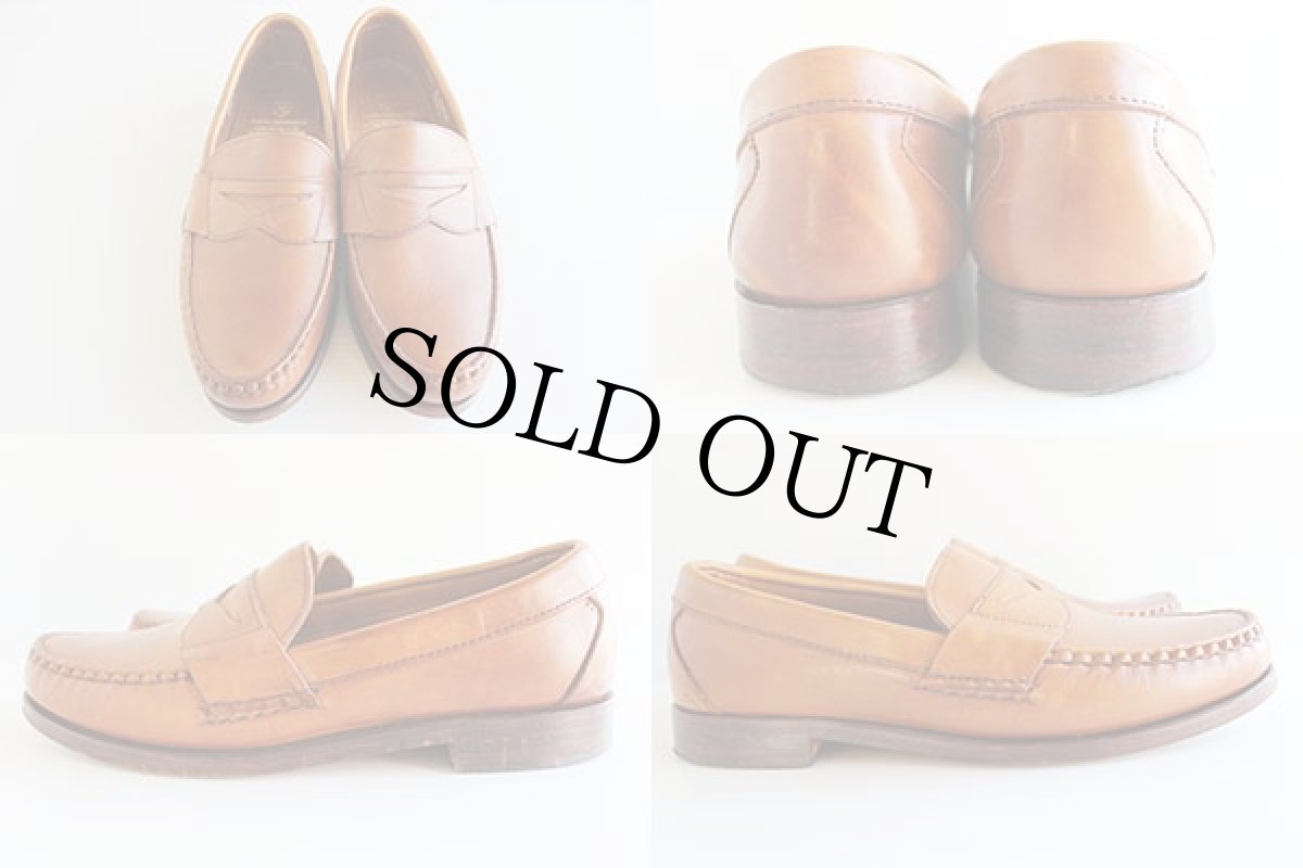 画像2: USA製 Allen Edmondsアレンエドモンズ Cavanaugh ペニーローファー レザーシューズ 7.5D★革靴 (2)