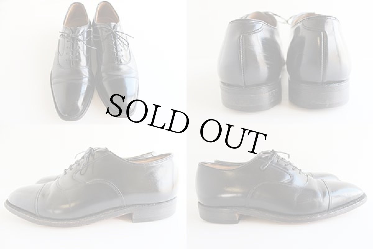 画像2: USA製 Johnston & Murphy ジョンストン&マーフィー レザーシューズ 黒 8D★革靴 (2)