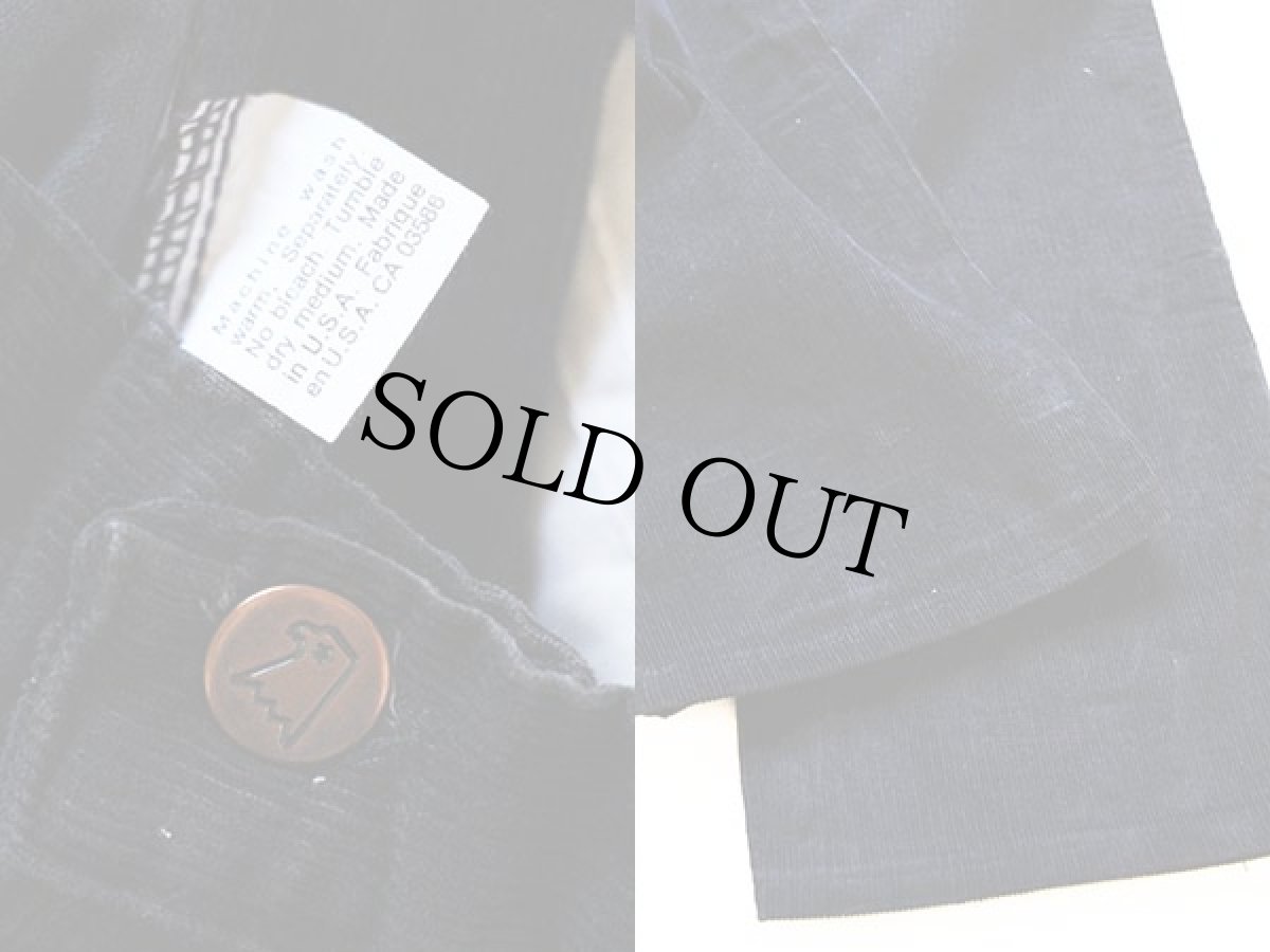 画像3: 80s USA製 DAKOTA FIVE BROTHERファイブブラザー コーデュロイパンツ 黒 w34 L30 (3)