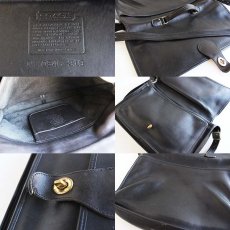 画像3: USA製 COACH オールド コーチ 2WAY レザー ブリーフケース 黒★319 (3)