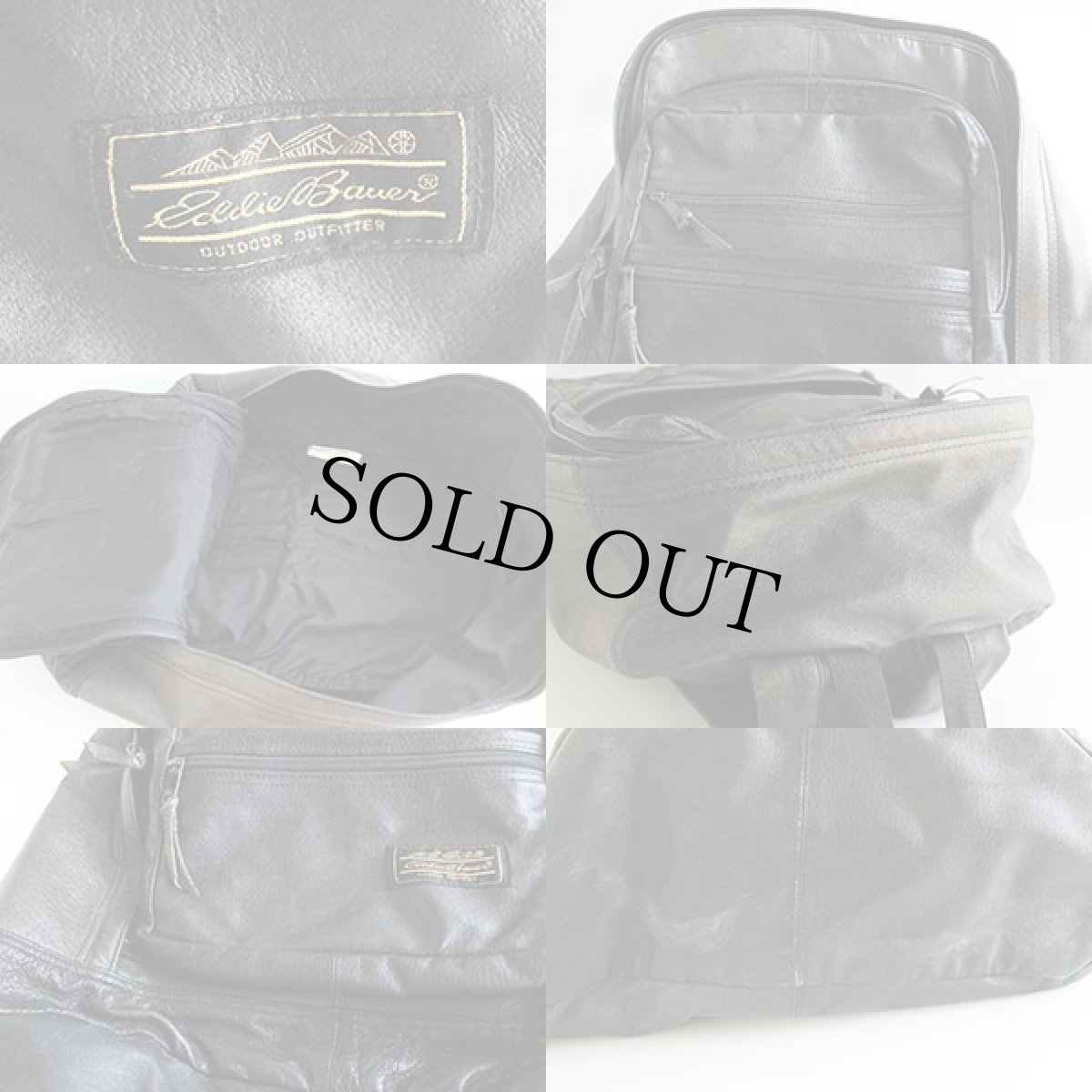 画像3: 80s EddieBauerエディーバウアー オールレザー リュックサック (3)