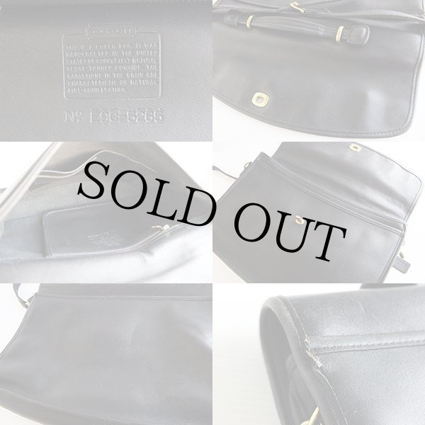 USA製 COACH オールド コーチ 2WAY レザー ブリーフケース 黒☆5265