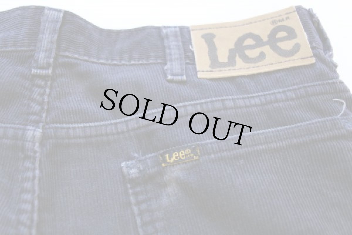 画像3: 90s USA製 Leeリー 201 コーデュロイパンツ 紺 w33 L36★ブーツカット (3)