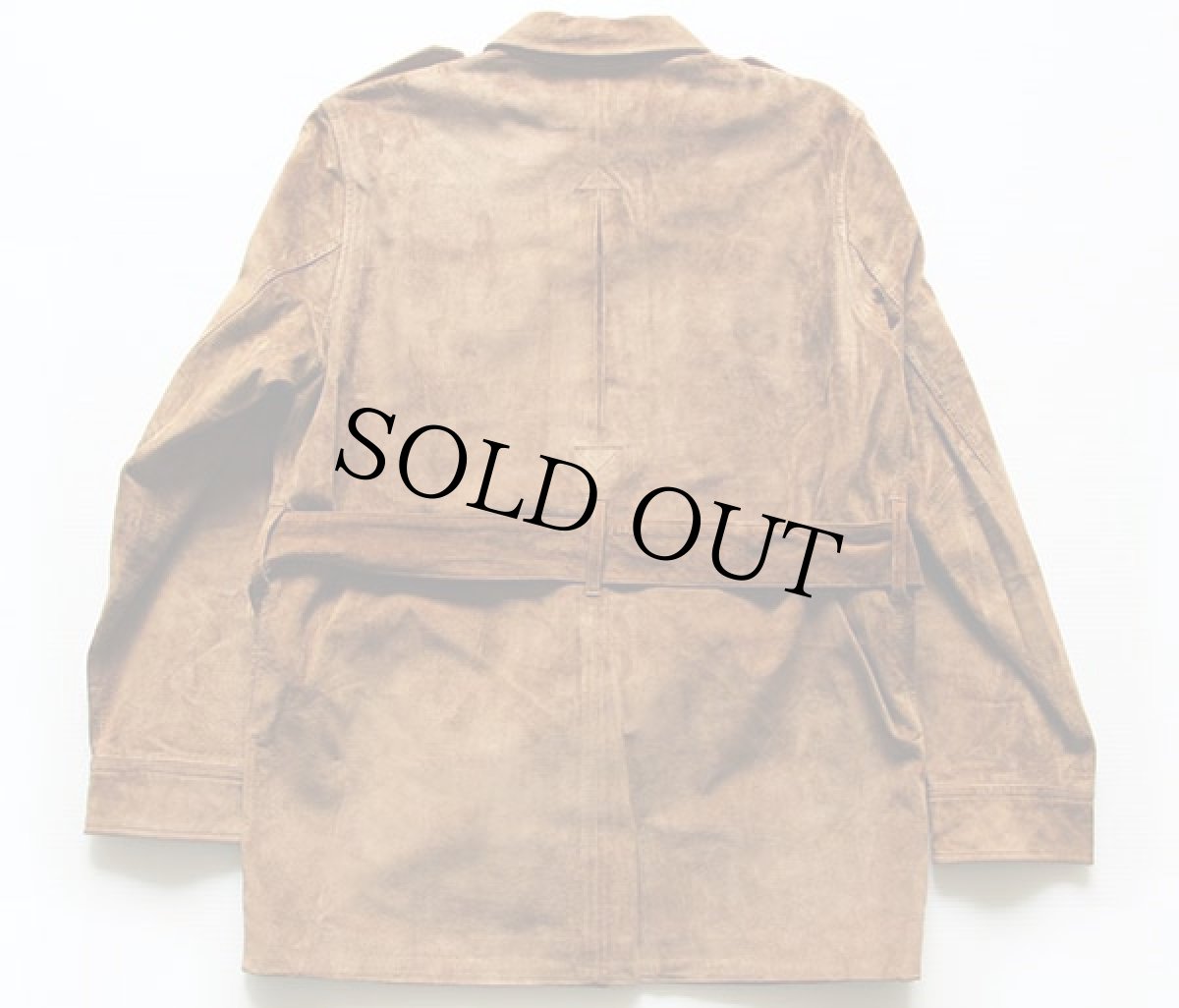 画像2: LAUREN ラルフローレン スエード レザージャケット 茶 M (2)