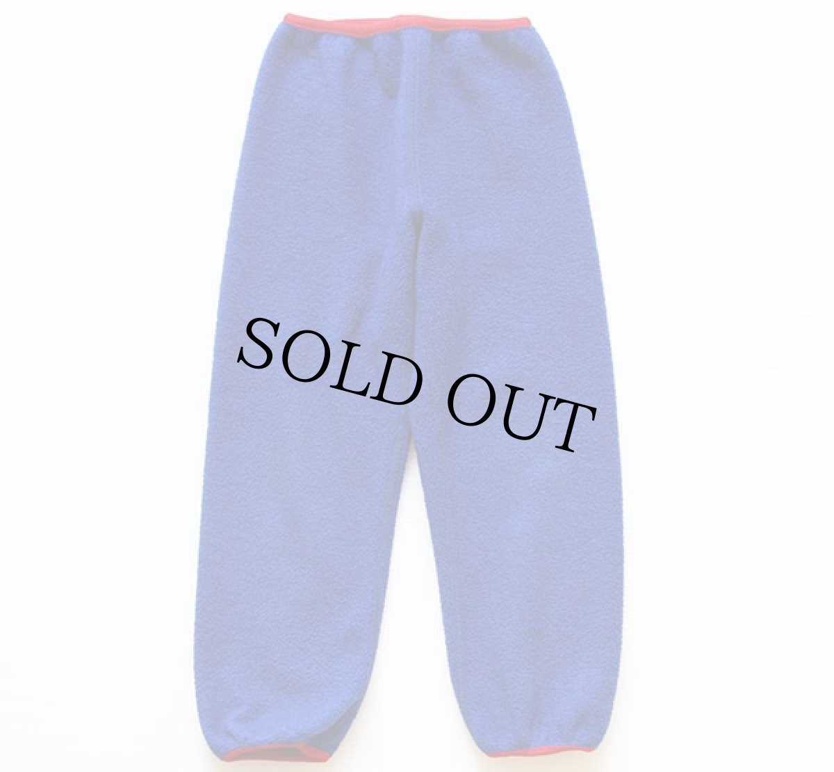 画像2: 80s USA製 patagoniaパタゴニア フリースパンツ 青 KIDS' 4/5 (2)