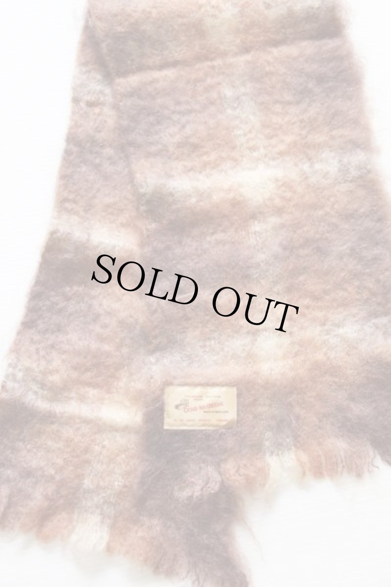 画像2: スコットランド製 CRAIG-NA-CREIDHE チェック モヘヤ パイル マフラー (2)