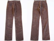 画像1: 80s Levi'sリーバイス 519 コーデュロイパンツ 茶 w32 L36 (1)