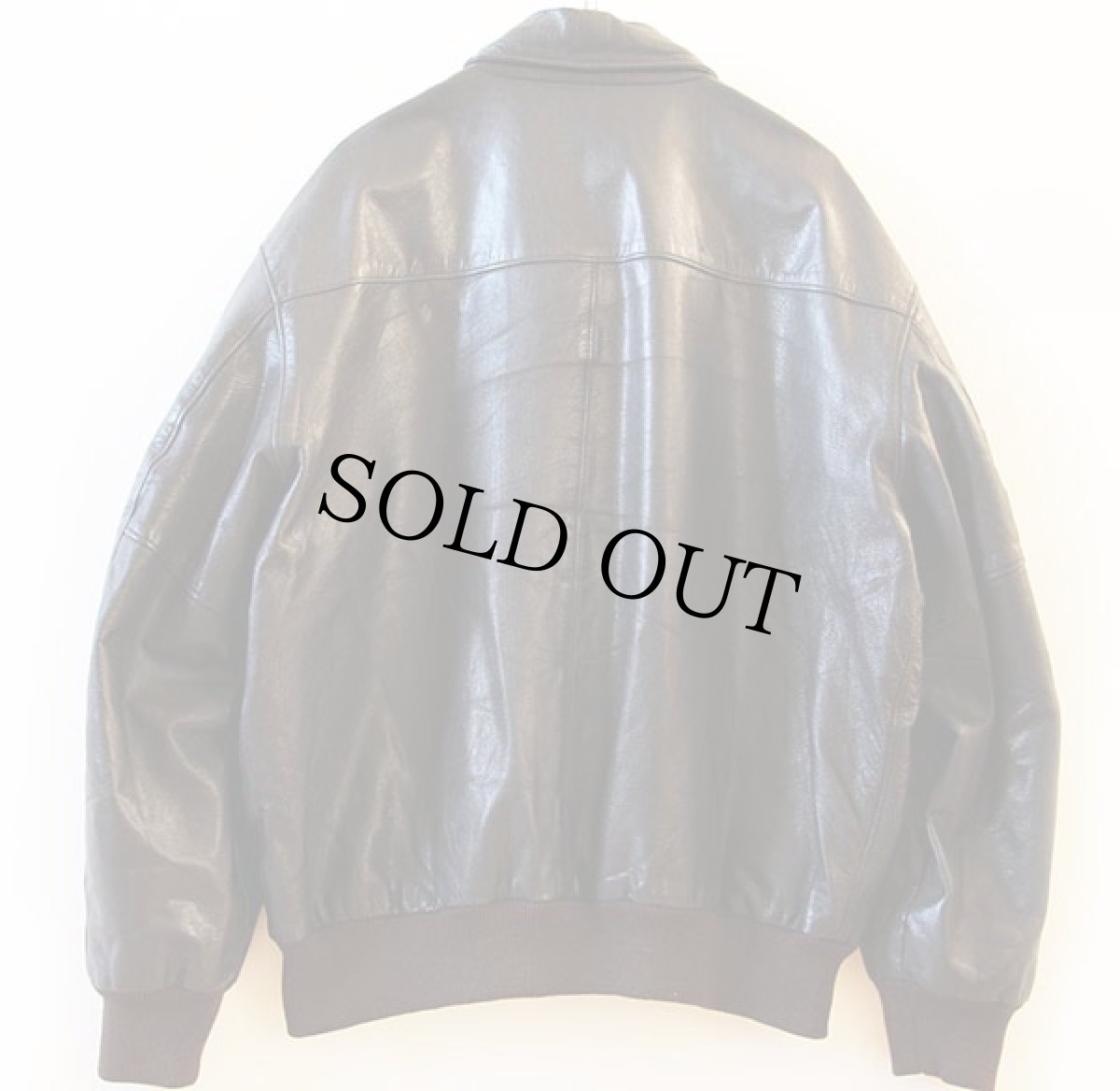 画像2: 80s USA製 L.L.Bean A-2タイプ フライト レザージャケット 46 (2)