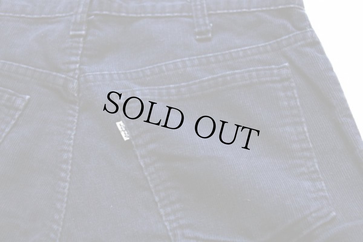 画像2: 80s Levi'sリーバイス 519 コーデュロイパンツ 紺 w32 L34 (2)