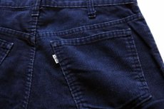 画像2: 80s Levi'sリーバイス 519 コーデュロイパンツ 紺 w32 L34 (2)