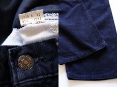 画像3: 80s Levi'sリーバイス 519 コーデュロイパンツ 紺 w32 L34 (3)