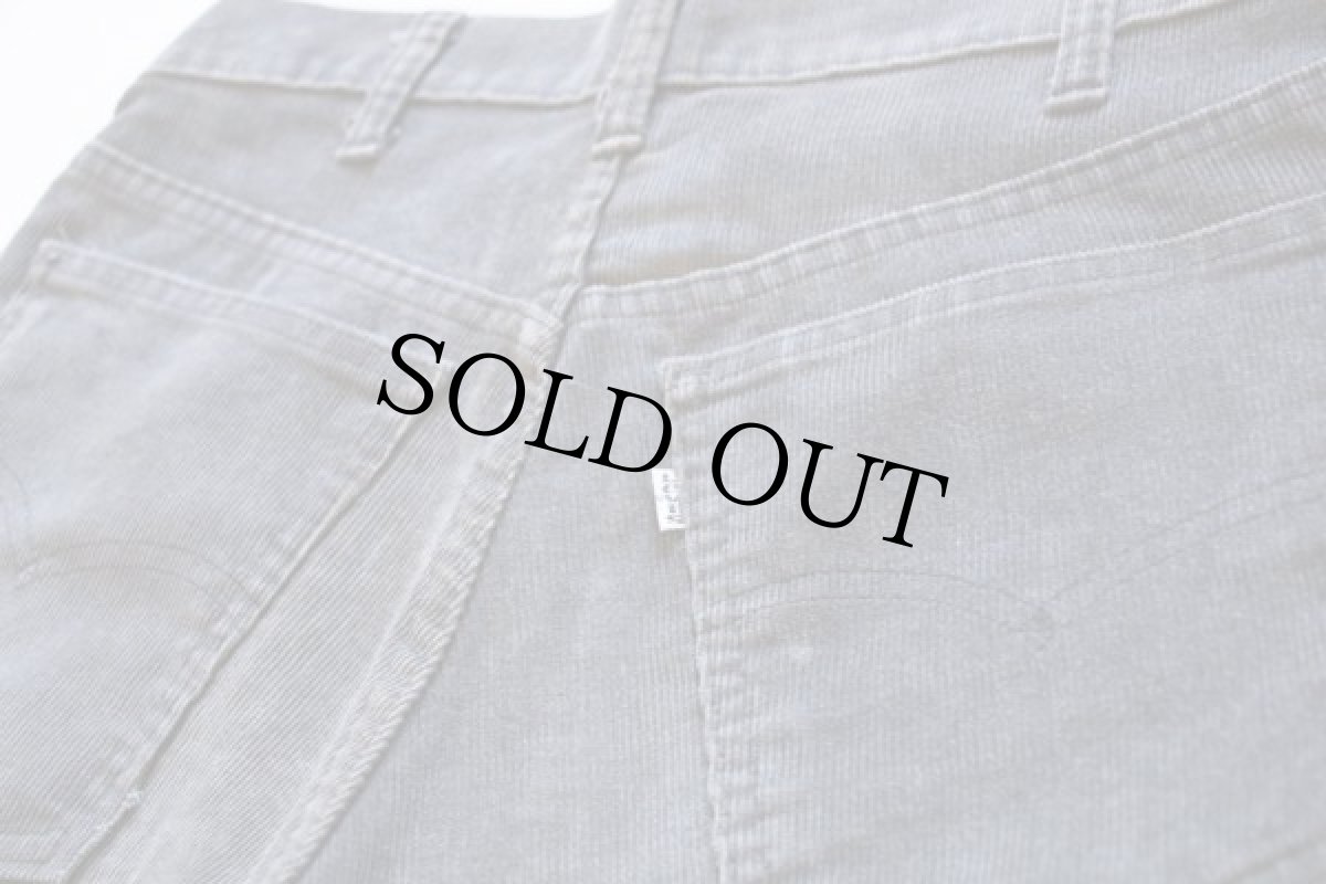 画像2: 80s Levi'sリーバイス 505 コーデュロイパンツ グレー w30 L30 (2)