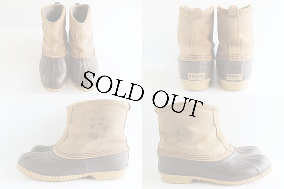 画像2: カナダ製 SORELソレル スエード ガムシューズ10★ビーンブーツ ラウンジャー (2)