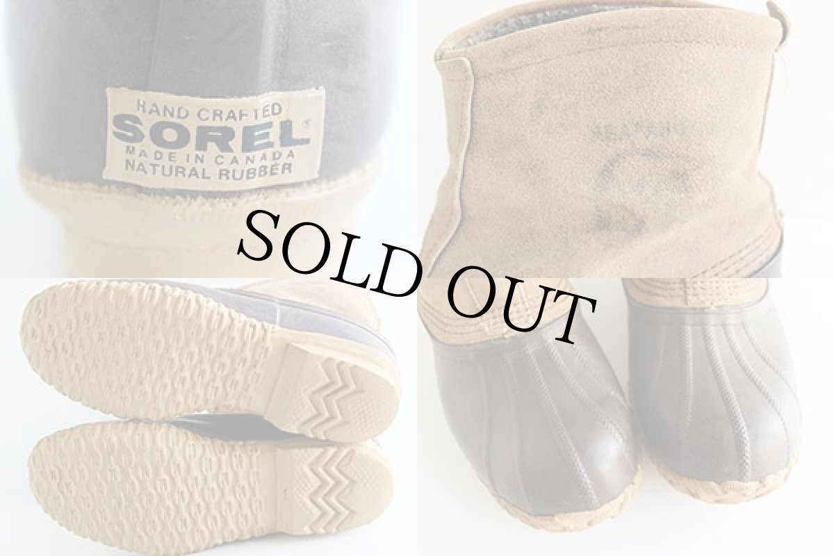 画像3: カナダ製 SORELソレル スエード ガムシューズ10★ビーンブーツ ラウンジャー (3)