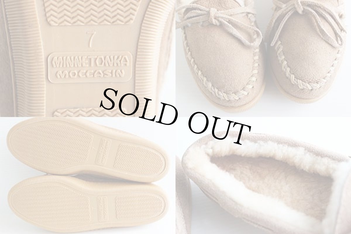 画像3: MINNETONKAミネトンカ ムートン モカシンシューズ 7 (3)