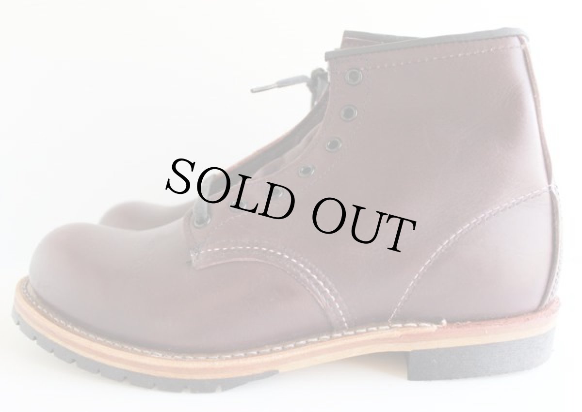 画像4: デッドストック★USA製 REDWINGレッドウイング 9011 BECKMANベックマン ブラックチェリー 7.5D (4)