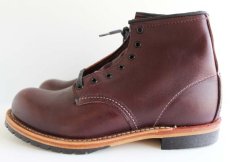 画像4: デッドストック★USA製 REDWINGレッドウイング 9011 BECKMANベックマン ブラックチェリー 7.5D (4)