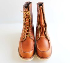 画像2: デッドストック★USA製 REDWINGレッドウイング 877 アイリッシュセッター ブーツ 茶 8.5D (2)