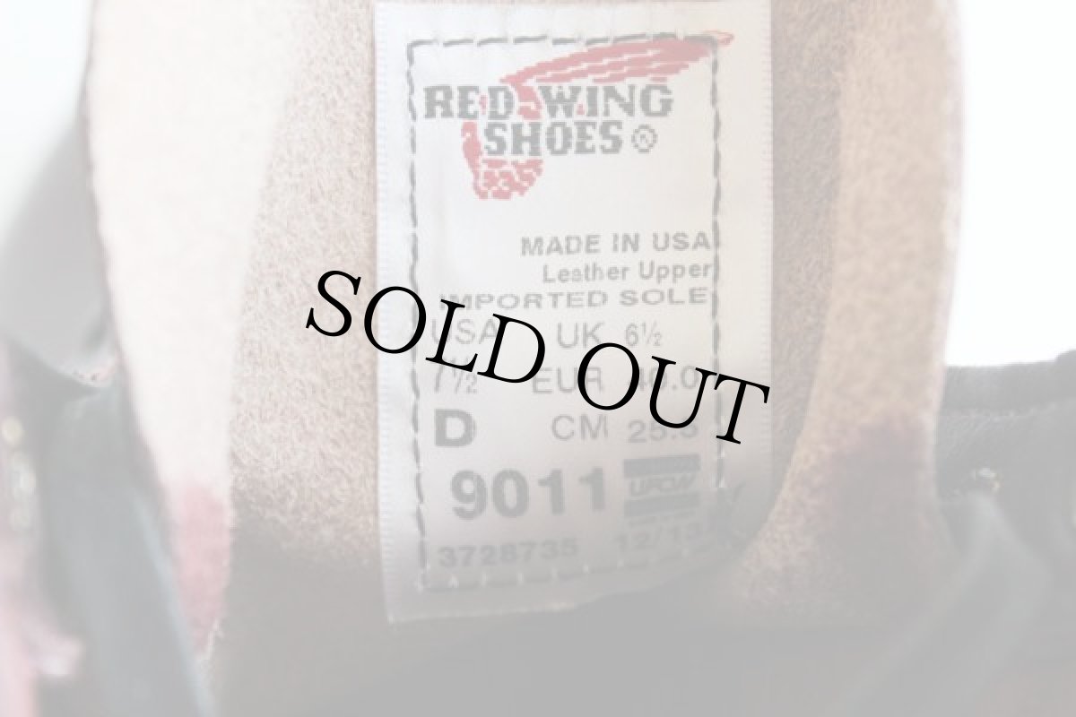 画像6: デッドストック★USA製 REDWINGレッドウイング 9011 BECKMANベックマン ブラックチェリー 7.5D (6)