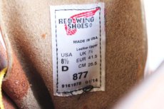 画像6: デッドストック★USA製 REDWINGレッドウイング 877 アイリッシュセッター ブーツ 茶 8.5D (6)