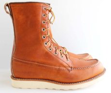 画像5: デッドストック★USA製 REDWINGレッドウイング 877 アイリッシュセッター ブーツ 茶 8.5D (5)