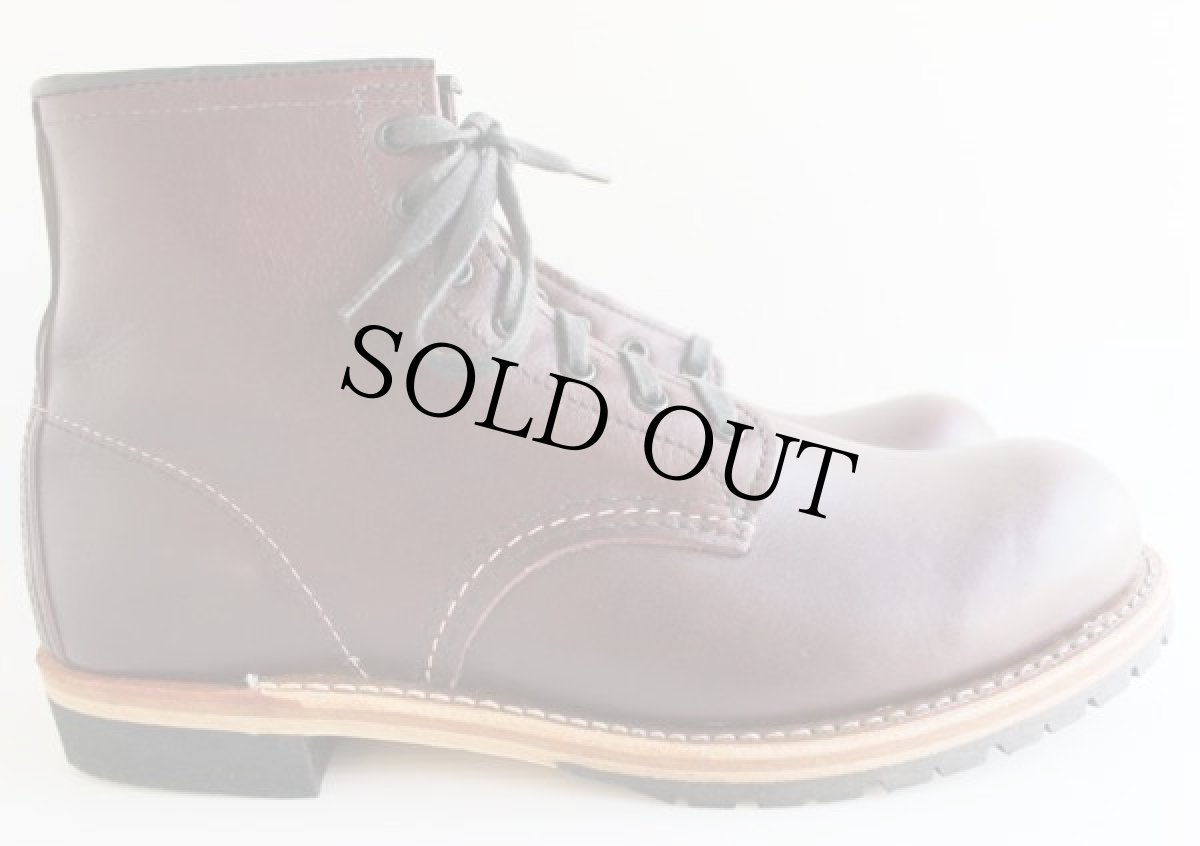 画像5: デッドストック★USA製 REDWINGレッドウイング 9011 BECKMANベックマン ブラックチェリー 7.5D (5)