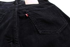 画像2: 90s Levi'sリーバイス 505 コーデュロイパンツ 黒 w32 L32 (2)