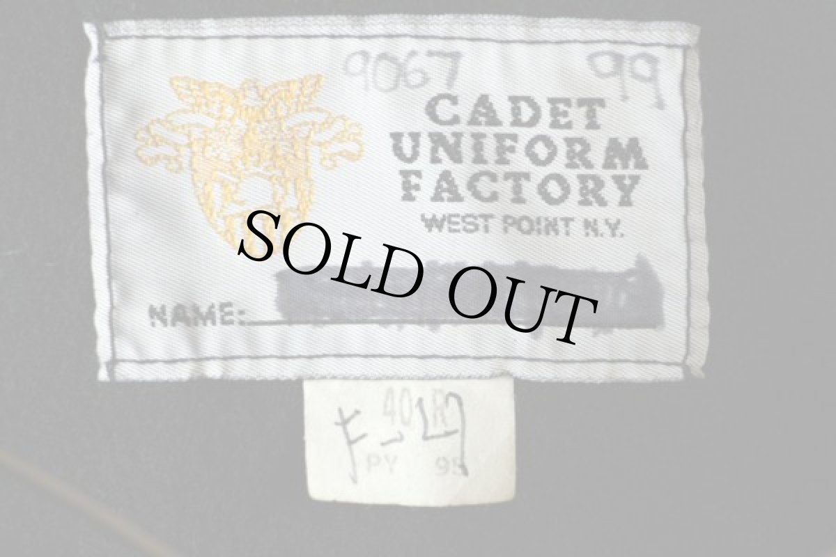 画像4: 90s CADET UNIFORM FACTORY WEST POINT USMA ウール カデットコート 黒 40 R★U.S.ARMY (4)