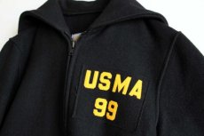 画像3: 90s CADET UNIFORM FACTORY WEST POINT USMA ウール カデットコート 黒 40 R★U.S.ARMY (3)