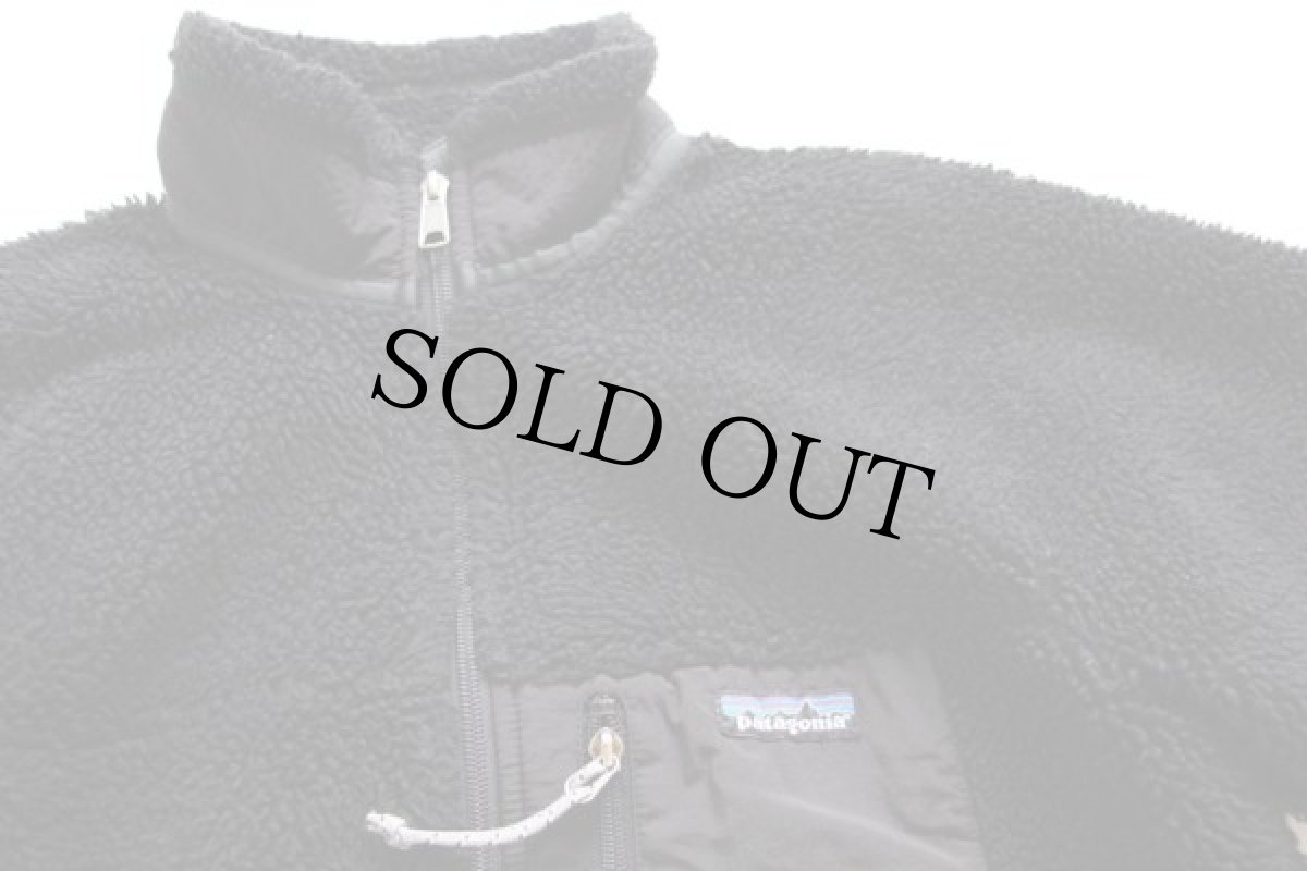 画像3: USA製 patagoniaパタゴニア レトロX フリースジャケット 黒 S (3)