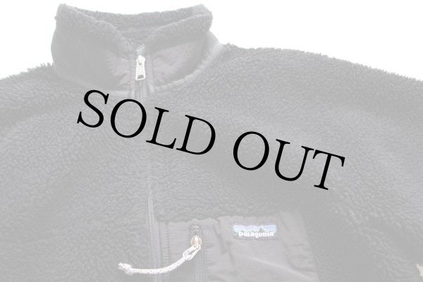 USA製 patagoniaパタゴニア レトロX フリースジャケット 黒 S