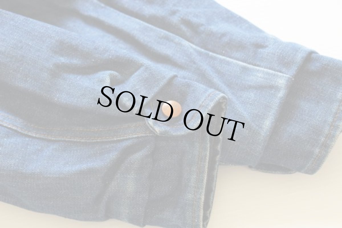 画像6: 80s USA製 Wranglerラングラー ボアライナー デニム ランチコート M (6)