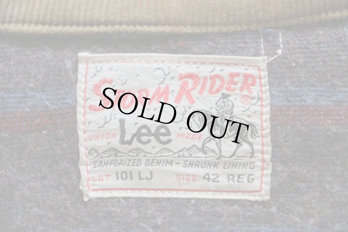 画像4: 60s Leeリー STORM RIDERストームライダー 101LJ ブランケットライナー デニムジャケット 42R (4)