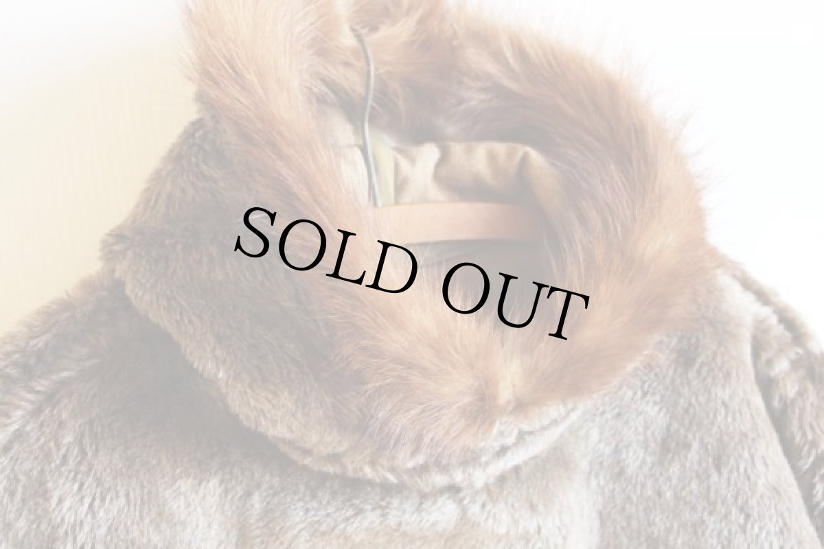 画像3: 40s 米軍 アルパカ パイル ライナー パーカー S (3)