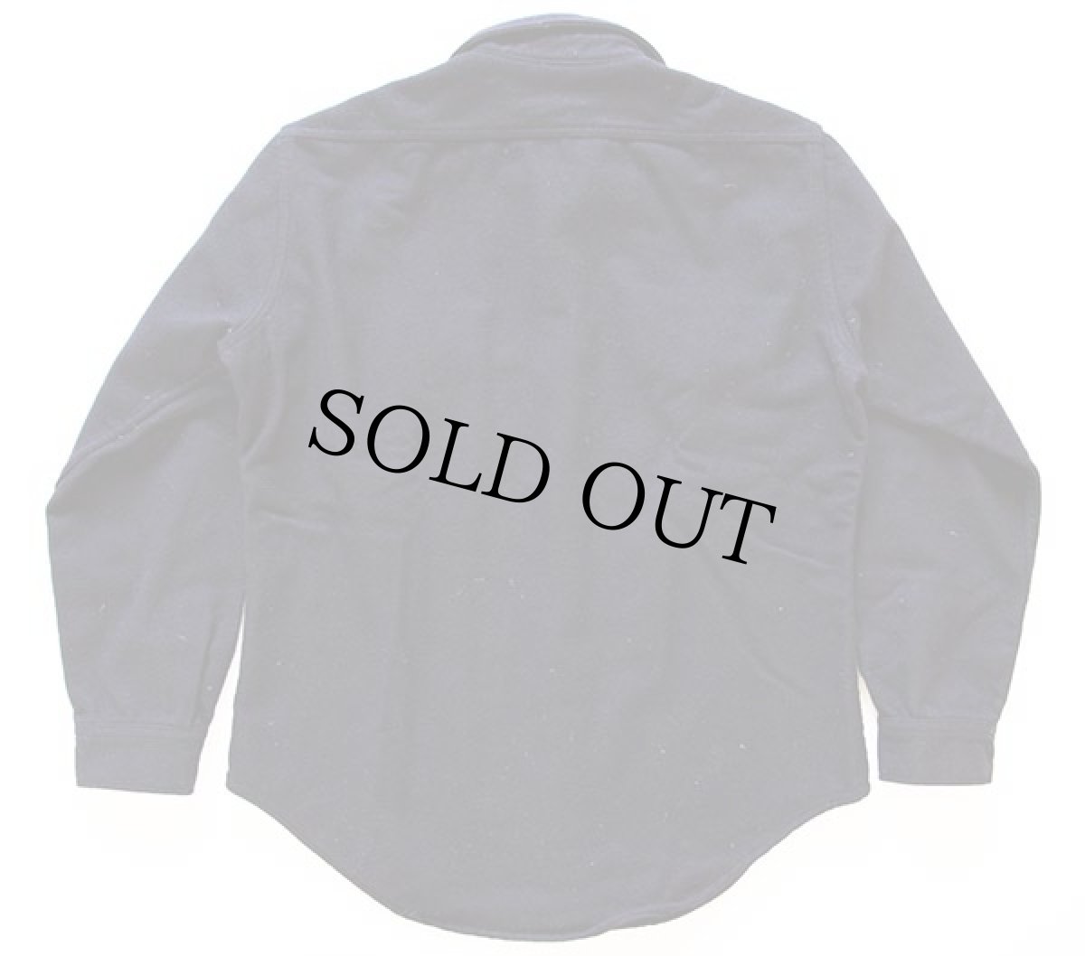 画像2: 70s 米軍 U.S.NAVY CPO ウールシャツ 紺 15.5 (2)