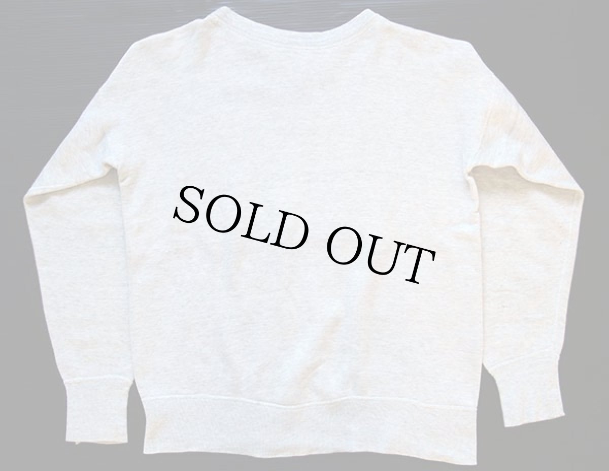 画像2: 40s USAAF 染み込みプリント 前V コットン スウェット (2)