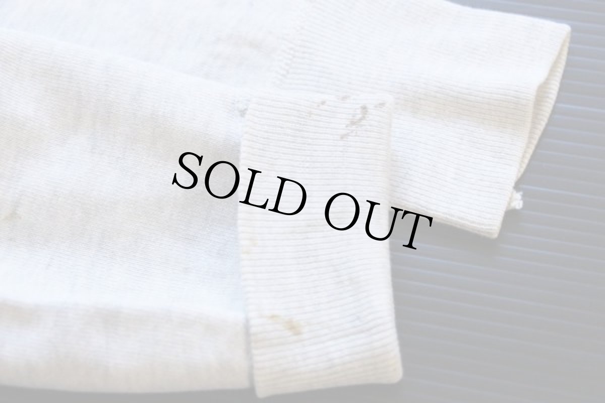 画像7: 40s USAAF 染み込みプリント 前V コットン スウェット (7)