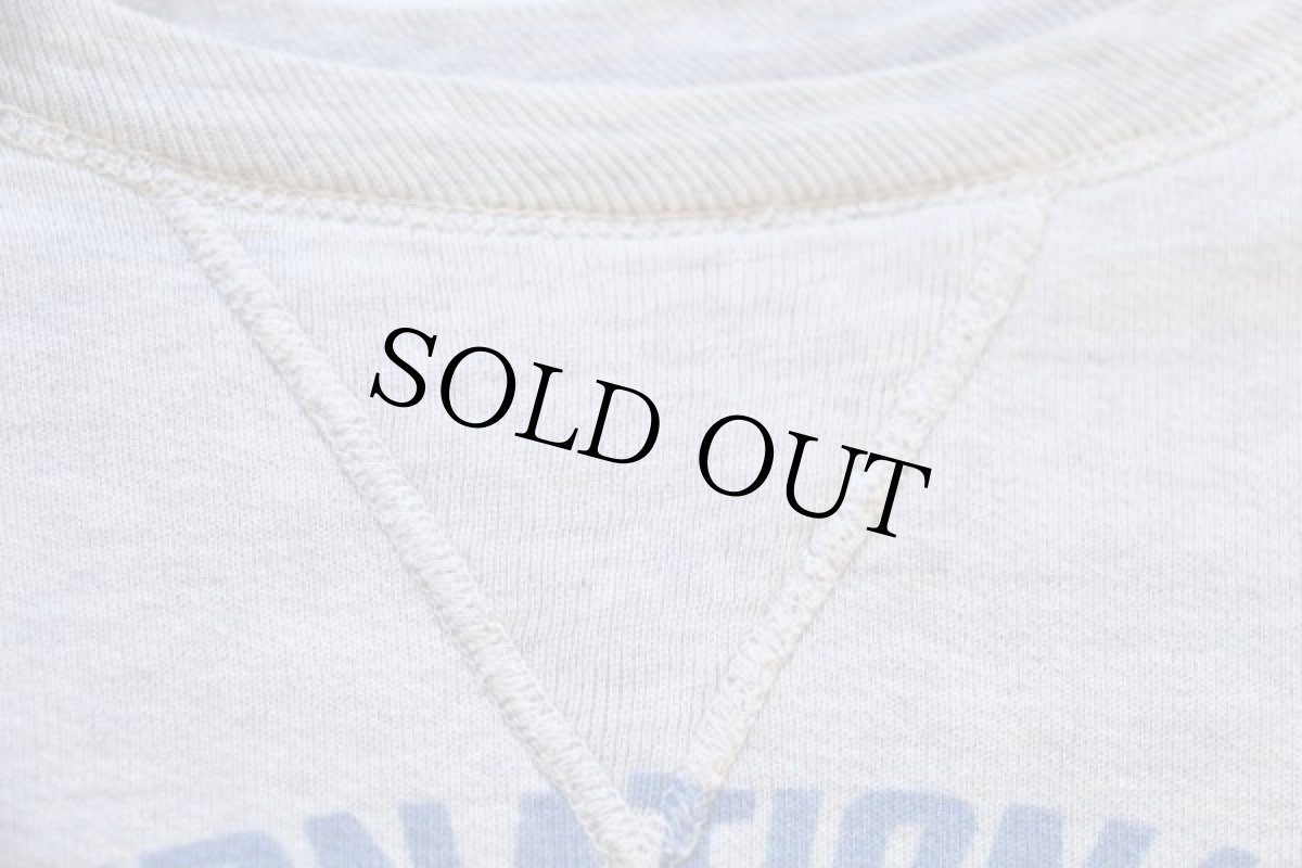 画像4: 40s USAAF 染み込みプリント 前V コットン スウェット (4)