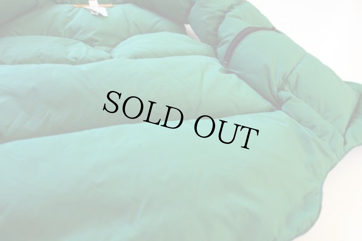 画像5: 70s Rocky Mountainロッキーマウンテン レザーヨーク切り替え ダウンベスト 青 40 (5)