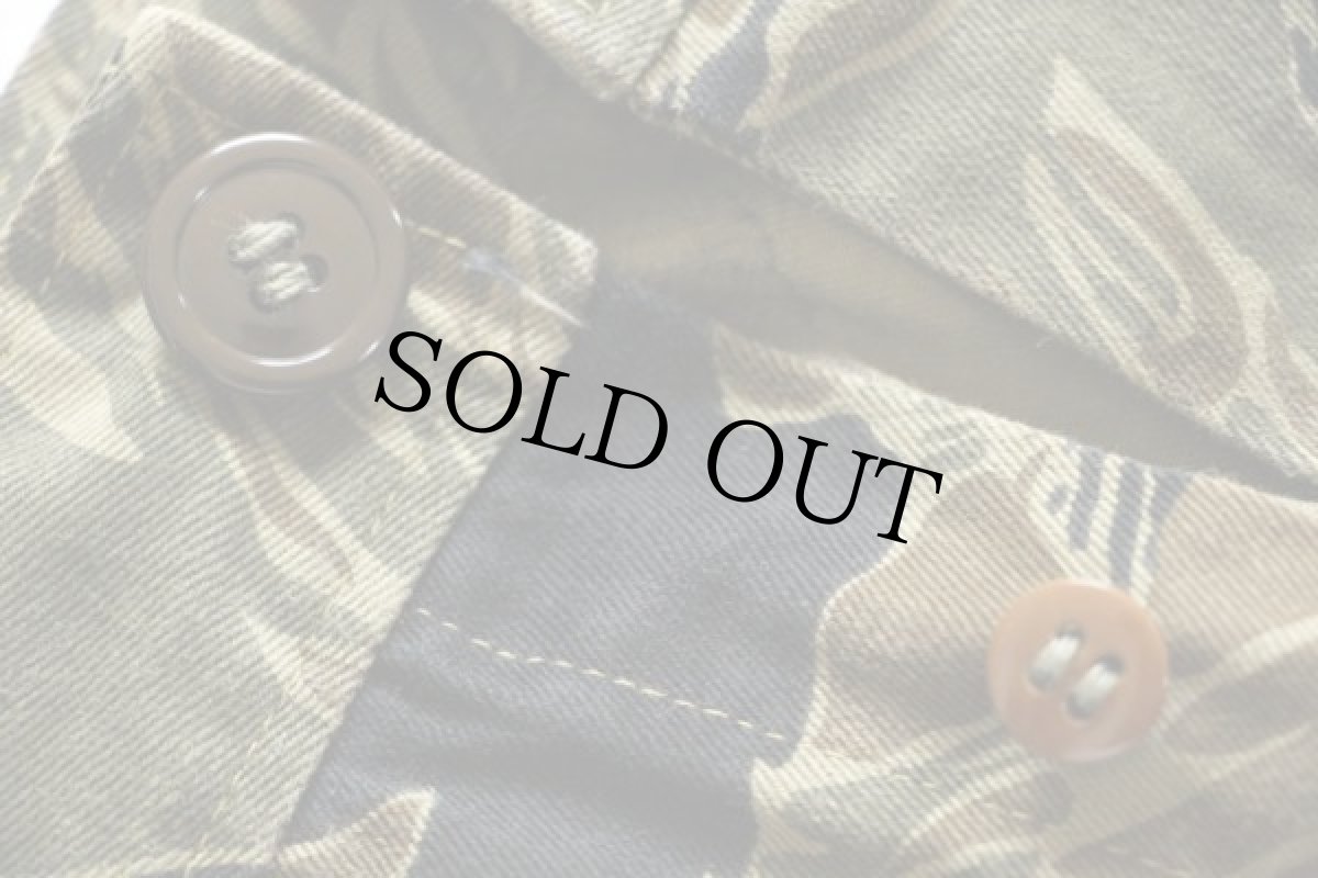 画像5: 60s ベトナム タイガーカモ コットン カーゴパンツ (5)