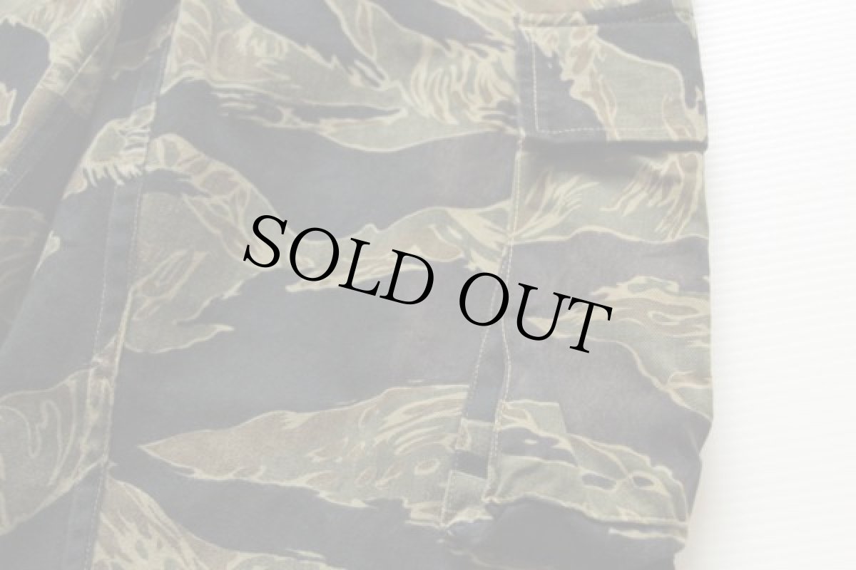 画像7: 60s ベトナム タイガーカモ コットン カーゴパンツ (7)